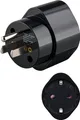 Goobay Netzadapter US/Japan, Schwarz - Schutzkontaktbuchse (Typ F, CEE 7/3) > US-/Japan-Stecker (Typ B, NEMA 5-15, 3-polig)