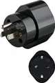 Goobay Netzadapter-Schutzkontaktbuchse US/Japan-Stecker Typ F, CEE 7/4 > Typ B, NEMA 5-15, 3-polig
