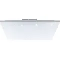 Eglo LED Deckenleuchte Calemar-S weiß 58,7 x 58,7 cm mit Kristalleffekt - Weiß