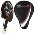 Butterfly® Timo Boll SG33 Tischtennisschläger | Tischtennis Racket Hobby & Freizeit | ambitionierter Freizeitspieler | hochwertig | ITTF zertifizierter Addoy Belag | konkave Griffform mit smart.Grip