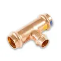 Sanpro Pressfitting T-Stück Mittelabgang reduziert, Größe V 35 - Abgang V 22 - V 35