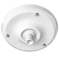 ledscom.de Baldachin, Porzellan, weiß, 105mm Ø