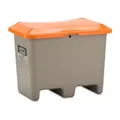 CEMO Streugutbehälter Plus3 200 Liter unterfahrbar ohne Entnahme grau/orange