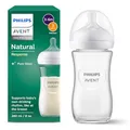 Philips AVENT Babyflasche Natural Response aus Glas – Babyflasche, 240 ml, BPA-frei, für Neugeborene ab 1 Monat (Modell SCY933/01)