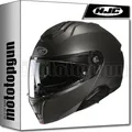 MODULARHELM FÜR MOTORRAD HJC I91  TITAN SEIDENMATT XL