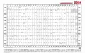 GÜSS Kalender Jahresplaner Jahresübersicht 140x80cm im Versandrohr Kalendarium 2026