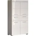 INOSIGN Midischrank Avena Badschrank mit einer Schublade und 4 Türen - Maße (B/T/H) 73/31/130 cm weiß