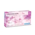 Arnowa GmbH ARNOMED Nitril Blossom Rose Einmalhandschuhe, puderfrei, rosa, Unsterile Nitrilhandschuhe mit einem sensiblen Tastempfinden, 1 Packung = 100 Stück, Größe XS 385-XS