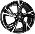 2x MAM RS5 black front polish 8x18 ET30 - LK5/112 ML66.5 Felge Alu
