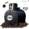 4rain Mono Retentionszisterne Plus 4000 Liter Inkl. Tankabdeckung
