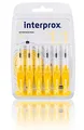 Interprox Interdentalbürsten gelb mini 6 Stück Packung, 6er Pack (6x 6 Stück)