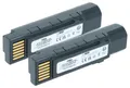 vhbw 2x Akku Ersatz für Datalogic TW18050652, 128004721, BT-47, RBP-GM45 für Barcodescanner POS (2600 mAh, 3,7 V, Li-Ion)