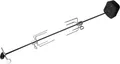 Grillfürst Drehkorb Grillfürst Universal Drehspieß / Rotisserie Set aus Edelstahl mit Motor