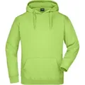 James® & Nicholson Kapuzen-Sweatshirt JN047, lime green JN047 , 1 Stück, Größe: L