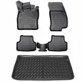 3D Gummimatten & Kofferraumwanne Set für  VW T-Cross 2018-2025 (oberer Ladeboden