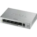 Zyxel GS1005HP Unmanaged Gigabit Ethernet (10/100/1000) Power over Ethernet (PoE) Silber