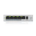 Zyxel Gigabit Unmanaged PoE+ Switch mit 5 Ports (davon 4 mit PoE) und einem PoE-