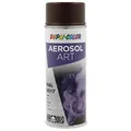 DUPLI-COLOR AEROSOL ART RAL 8017 schokoladenbraun matt 400 ml, Spraylack für vielseitigen Einsatz, schnelltrocknend, hohe Deckkraft, für Innen- und Außenbereiche geeignet