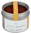 Zauber der Gewürze Chili Ancho, Ancho Chili Pulver gemahlen, Premium-Qualität in wiederverschließbarer Aroma-Dose, 55 g