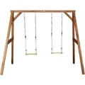 Axi Doppelschaukel Braun 160 x 254 x 207 cm