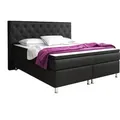 Inter Handels Boxspringbett Turin, 180x200, Schwarz - Schwarz