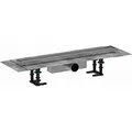 hansgrohe RainDrain Compact Komplettset Duschrinne 56175000 für Standardinstallation, befliesbar, 600 mm, chrom