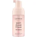 Catrice Soft Glam Foam Primer, Nr. 010, Transparent, feuchtigkeitsspendend, pflegend, für sensible Augen/Haut, strahlend, vegan, ölfrei, ohne Parabene, Nanopartikel frei, 1er Pack (32.5ml)