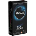 «60mm MIX» Kondome: 10er Pack, glatt, gerippt, aromatisiert (10 Kondome) 10 St