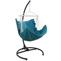 XL Hängesessel mit Gestell Outdoor - 210cm Hängestuhl Ständer mit Relaxsessel