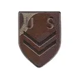 Catch the Patch US Army Militär - (Größe: 4,7 x 6,3 cm) – Kultige Aufnäher zum Aufbügeln & Aufnähen – Für Jacken, Rucksäcke, Shirts & Cosplay – Ein Must-have für DIY-Fans