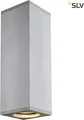 SLV 1000329 THEO UP DOWN QPAR51 Wandleuchte alu gebürstet max. 2x50W