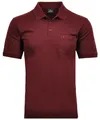 RAGMAN Herren RAGMAN Kurzarm Softknit Poloshirt X-Large, Rot-060