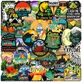 50pcs Outdoor Aufkleber Pack Abenteuer Wandern Canmping Wildnis Aufkleber für Autos, Laptop, Fahrrad, wasserdicht Reise coole Stickers, Natur Wald Abziehbilder für Erwachsene Jugendliche Camper
