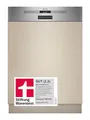 NEFF S145ECS15E, N 50, Smarter Geschirrspüler Teilintegriert 60 cm, Spülmaschine Made in Germany, Besteckschublade, sehr leise, Open Dry, starke Reinigung mit Chef 70°C, Smart Start, Gebürsteter Stahl