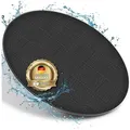 tillvex Pool-Bodenschutzfliese tillvex® Whirlpool Unterlage rund 196 - 240 cm Bodenmatte Pool Unterla, Set schwarz 240 cm x 240 cm x 1 mm