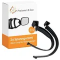 Spanngummi Ersatz für Außenspiegel 2er Set Wohnwagen Caravan mit Klemmstück elastisch 40 cm wetterfest und UV beständig für Zusatzspiegel 2er Set