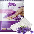 Fußmaske Fusspeeling Fußpflege Anti Hornhaut Socken Hornhautentferner Lavendel, Menge:1 Paar