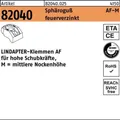 LINDAPTER 820400250200000 Klemme R 82040 MM 20 Sphäroguß feuerverzinkt