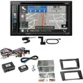 Pioneer AVIC-Z730DAB Navigation Bluetooth Einbauset für Mercedes W211 CLS W219