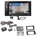 Pioneer AVIC-Z730DAB Navigation Bluetooth Einbauset für Mercedes W211 CLS W219