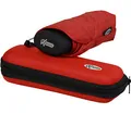 iX-brella Super-Mini-Taschenschirm - winziger Regenschirm im Etui - rot
