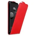 Cadorabo Hülle für Huawei MATE 10 PRO Schutz Hülle in Rot Flip Etui Handyhülle Case Cover