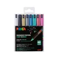 181709  Marker mit kalibrierter Spitze, 8er Set, metallic