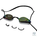ARENA Tracks Mirror NS Unisex Wettkampf-Schwimmbrille für Erwachsene, Schwimmbri