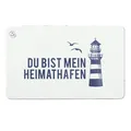 Bow & Hummingbird - 1825021-7 - Frühstücksbrettchen, Maritim, Heimathafen, Melamin, 23,5cm x 14,5cm, mehrfarbig, spülmaschinengeeignet