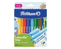 Pelikan Filzstift Colorella Star C 302/10, (10-tlg), mit feiner Rundspitze