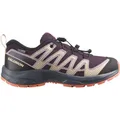 SALOMON Kinder Trekkinghalbschuhe SHOES XA PRO V8 WP J Pkiten/Turbul/Fuco
