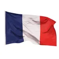 Aricona Frankreich Flagge 60x90cm klein - wetterbeständige Fahne mit Messingösen, 100% Polyester, robuste Doppelnaht & in lebendigen Farben - ideal für Flaggen-Liebhaber