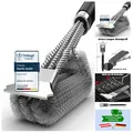 Grillbürste Edelstahl Schaber 45 cm PP Griff Reinigung
