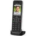 FRITZ!Fon C6 DECT-Telefon, Schwarz Schnurloses Telefon mit Farbdisplay